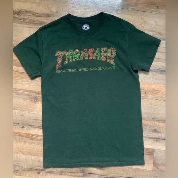 🛹Thrasher 100% cotton Size -S EUC No flaws to 📝 Live to Skate  Skate or Die - Picture 6 of 12